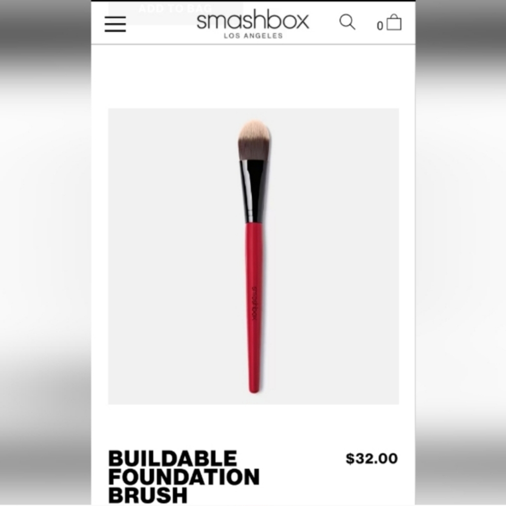 Smashbox "buildable"foundation brush.#13, NEW.....smashbox/ Los Angeles